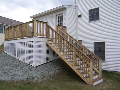 finished deck 