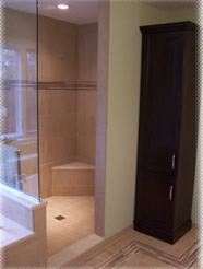 new shower glass wall