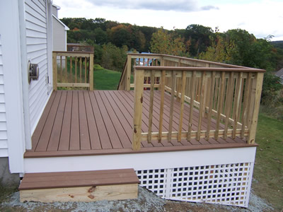 deck painted