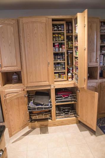 Custom Pantry Storage in Vermont